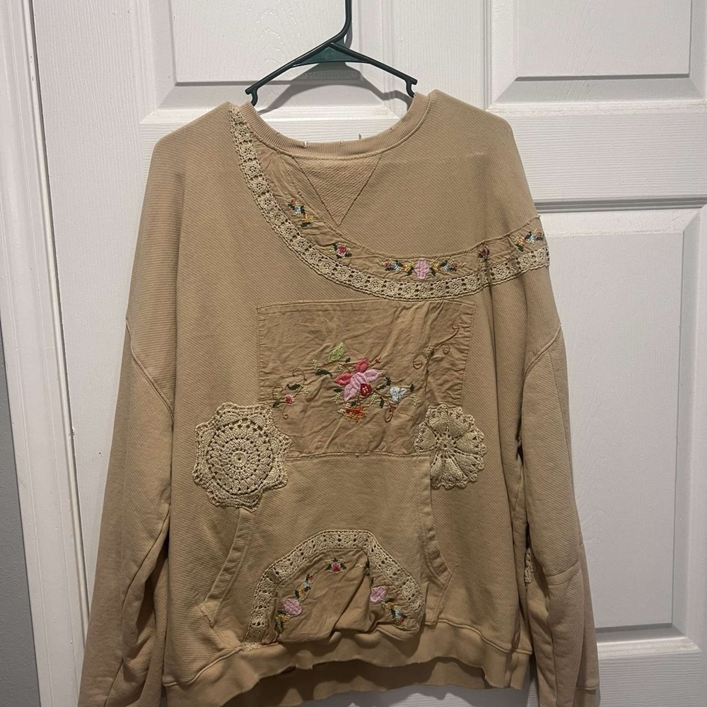 Free People Gram's Attic Oversize Sweatshirt